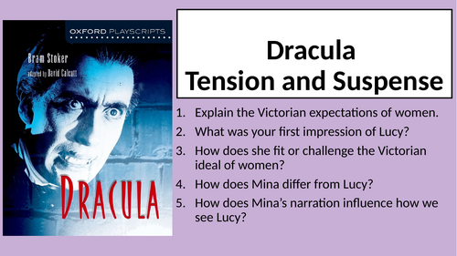Dracula (Play) - Tension and Suspense (Act 1 Scene 3&4)