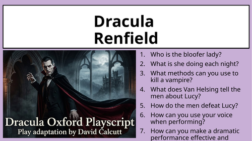 Dracula (Play) - Renfield (Act 3 Scene 1&2)