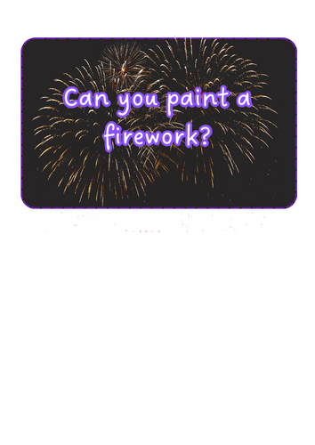 Bonfire Night - Create fireworks
