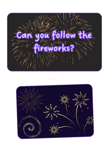 Bonfire Night - Firework fine motor