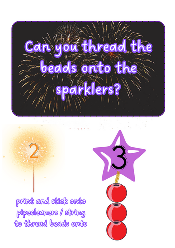 Bonfire Night - Star / Sparkler Thread