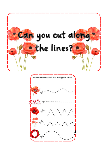 Remembrance Day - Scissor Skills