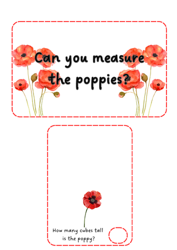 Remembrance Day - measure the poppies