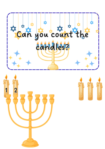 Hanukkah - Counting candles
