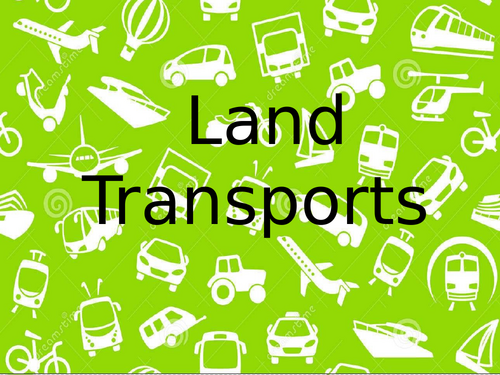 Fun Land Transport Learning PPT!