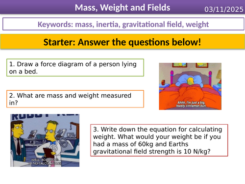 Smart Activate 3 - Mass, weights and fields