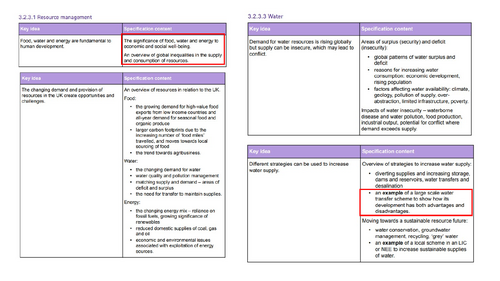 KS4 Resource Management: Large-scale transfer scheme (China)
