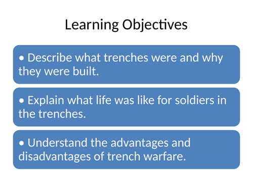 WW1 Trench Warfare