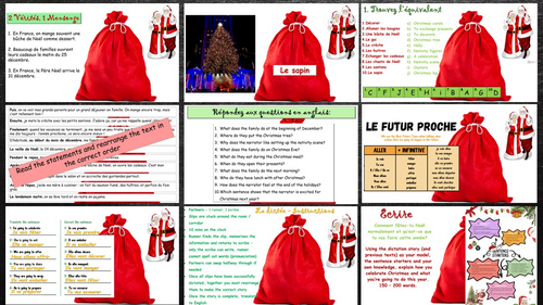 French Christmas Lesson – Fun, Festive & Grammar-Focused!