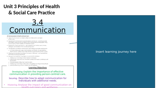AAQ Health and Social Care Unit 3 - all lessons | Teaching Resources
