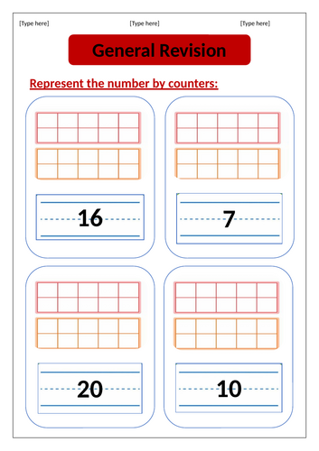 Mini Maths Booklet: Fun & Easy Worksheets for KG2 & Grade 1 | Teaching ...