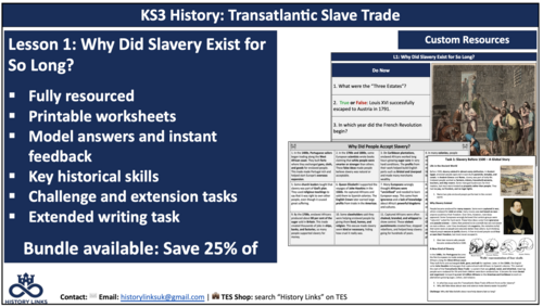 L1: Why Did Slavery Exist for So Long?