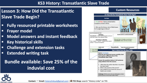 L3: How Did the Transatlantic Slave Trade Begin?