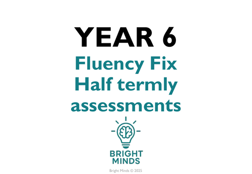 Year 6 Fluency Fix – Half-Termly Arithmetic Assessments | KS2 Maths Fluency & Recall Tracking