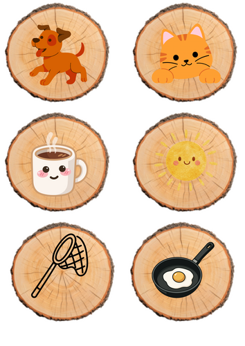 CVC log slices EYFS | Teaching Resources