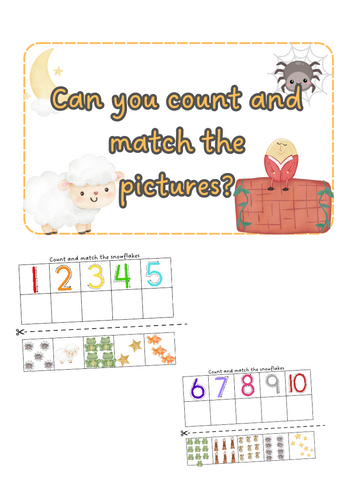 Nursery Rhymes - Count and match