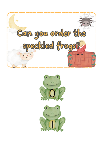 Nursery Rhymes - Numberbond frogs
