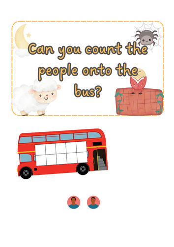 Nursery Rhymes - Wheels on the bus maths