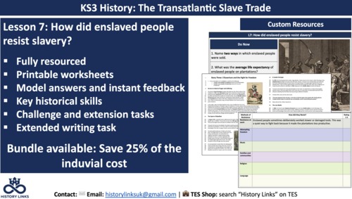 L7: How Did Enslaved People Resist Slavery?