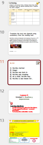 GCSE SPANISH NEW SPEC MODULE 8 El futuro te espera | Teaching Resources