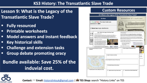 L9: What Is the Legacy of the Transatlantic Slave Trade?