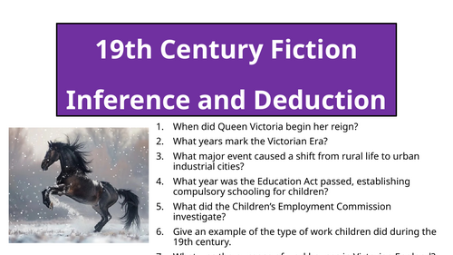 Black Beauty - Inference and Deduction