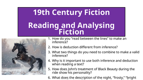 Black Beauty - Reading and Analysing Fiction