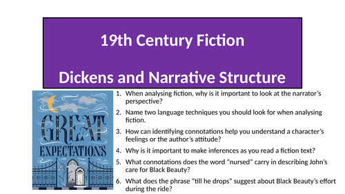 Great Expectations  - Dickens and Narrative Structure