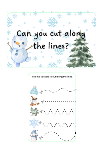 Winter - Scissor Skills