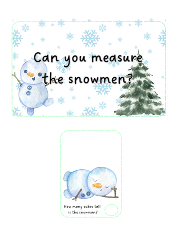 Winter - Measure the Snowmen