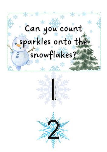 Winter - Snowflake Numbers