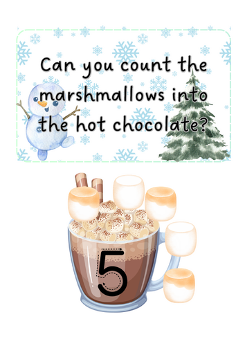 Winter = Hot chocolate counting