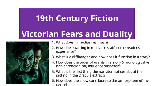 Jekyll and Hyde - Victorian Fears and Duality