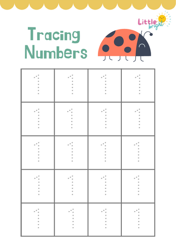 Tracing Numbers 0–9 Worksheet Pack – EYFS / KS1 Handwriting and Number Formation Practice