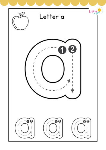 Lowercase Alphabet Handwriting Tracing Worksheets – EYFS / KS1 Letter Formation Practice