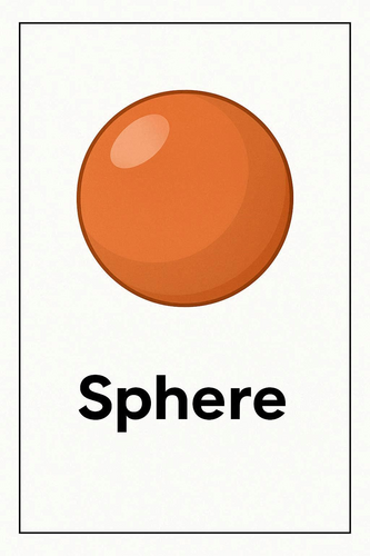 2D and 3D Shapes Flashcards for Kids | Geometry Learning Cards ...