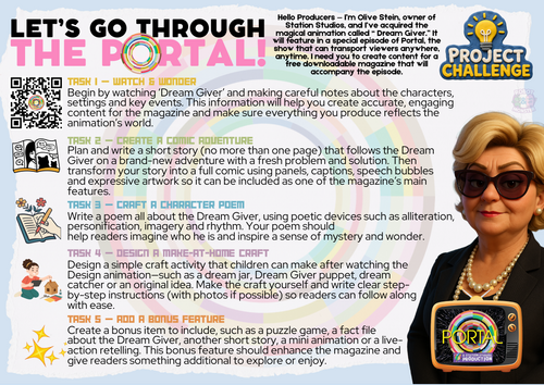 KS2 Project Challenge - Let's Go Through The Portal with Olive Stein!
