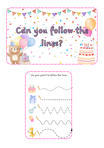 Birthday - Pencil Control