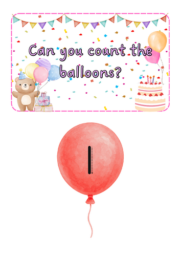 Birthday - Balloon counting