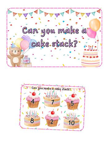 Birthday - Cake Stacks