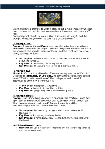 GCSE Paper 1 Fiction & Creative Writing | Teaching Resources