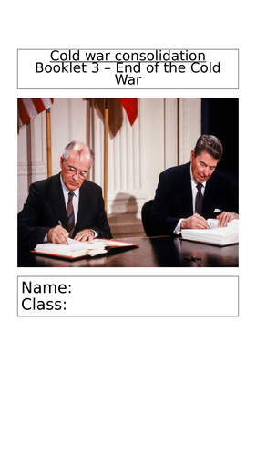 Edexcel GCSE History - End of the Cold War Booklet 3 | Teaching Resources