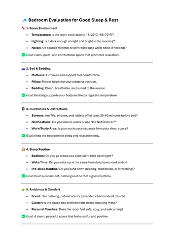 Sleep & Healthy Routines – Health & Wellbeing 2-Week Lesson Pack ...