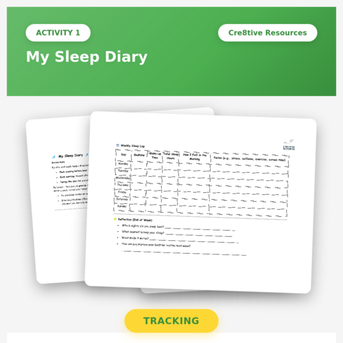 Sleep & Healthy Routines – Health & Wellbeing 2-Week Lesson Pack ...