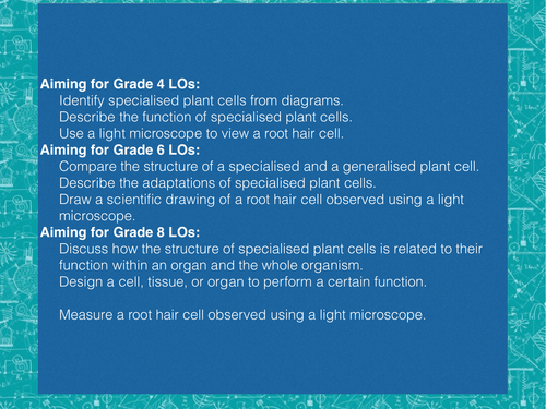 AQA GCSE Biology B1.5 – Specialisation in Plant Cells | Full Lesson ...