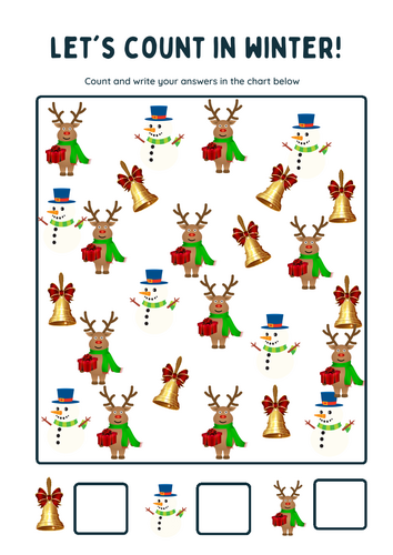 Winter Wonderland Counting Challenge!