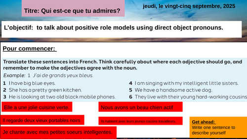 AQA GCSE French New Spec (2025) – Module 2: Mon clan, ma tribu | Theme ...
