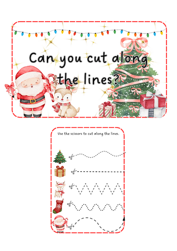 Christmas - Scissor Skills