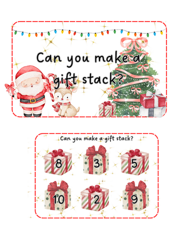 Christmas - gift stack