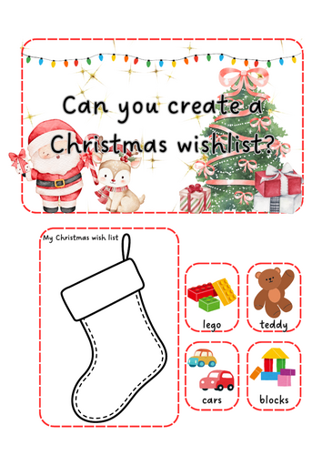 Christmas - stocking wishlist